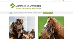 Desktop Screenshot of dierenkliniekemmeloord.nl