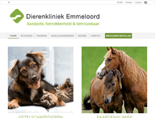 Tablet Screenshot of dierenkliniekemmeloord.nl